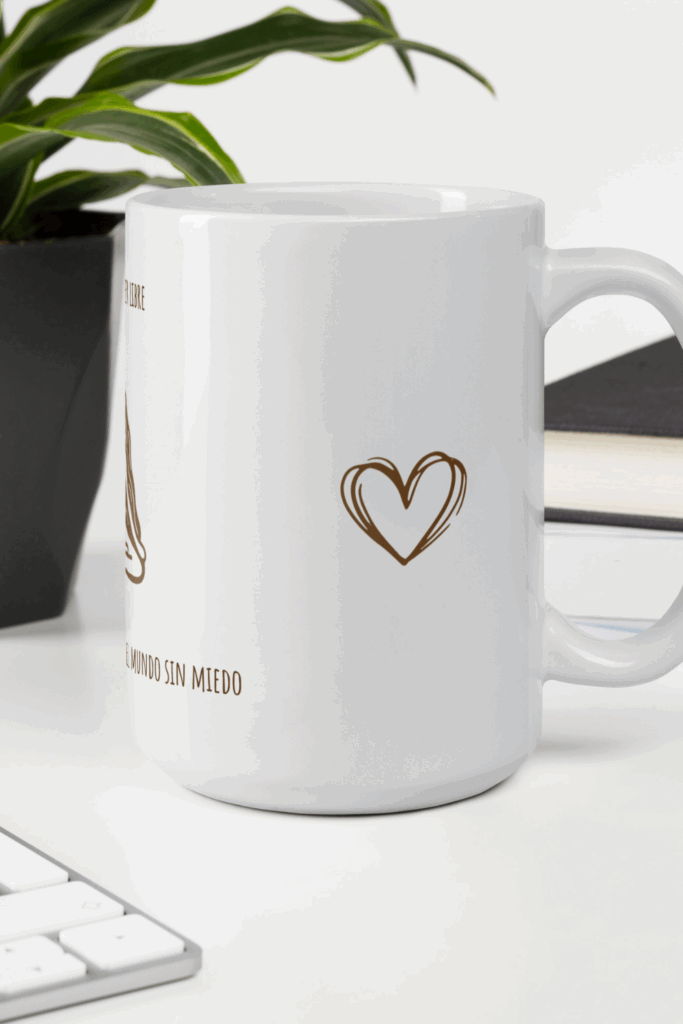 taza yoga minimalista