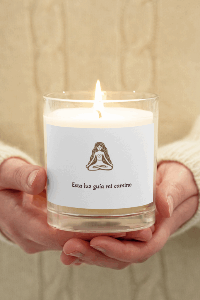 vela natural de cera de abeja 100%